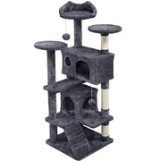 Yaheetech 54.5'' Tall Cat Tree Condo Kitten Tree Tower Cat Tower 54.5'' Tall Cat Tree Condo Kitten Tree Tower Cat Tower