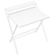 2-Tier Foldable Computer Desk w/ Monitor Shelf Small Table for Home Office by Yaheetech