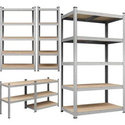 180cm H Heavy-Duty 5-Tier Steel Shelving Unit Garage Storage Shelf Rack by Yaheetech