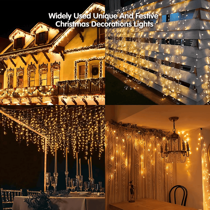 300LED 8 Modes Garden Solar Light Fairy String Lights – view 3