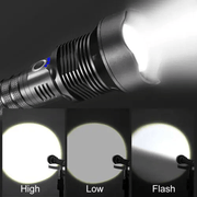 XHP90 3000LM Tactical 3 Mode Zoom Flashlight LED Hunting Torch – view 5