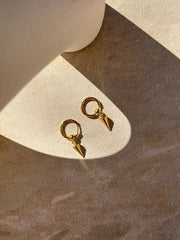 Tahana Jewellery Earrings Wero Ngira Gold Huggies Wero Ngira Gold Huggies