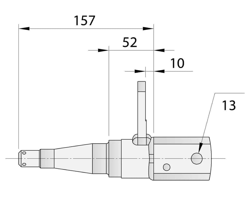 Trojan Gull Wing Disc Braked Axle 1750kg Galvanised Heavy Duty Made To Order For Trailers – view 3