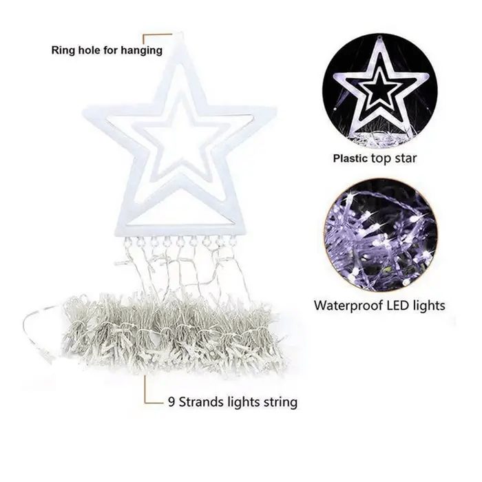 Christmas Lights Outdoor Waterfall Light Decoration – view 8