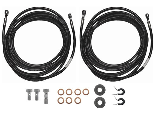 S/S Teflon Brake Hose Kit Banjo to Banjo 2x4.5m Stainless Braided