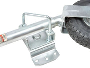 Trojan Jockey Wheel Handles Trojan Jockey Wheel 220kg Pneumatic Tyre 245x90 Alloy Side Clamp On Trojan Jockey Wheel 220kg Pneumatic Tyre 245x90 Alloy Side Clamp On