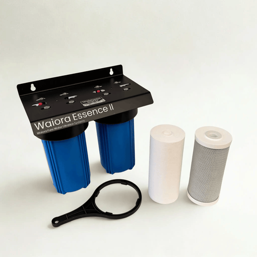 Waiora Essence II Whole House Mains Filter - 2 Stage, 10 Inch Jumbo, Chlorine & Taste Removal NZ