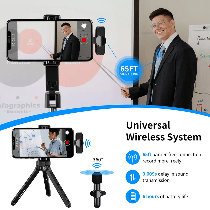 salelink.co.nz Unbranded Wireless Microphone for Android Wireless Microphone for Android | Action Outdoors NZ
