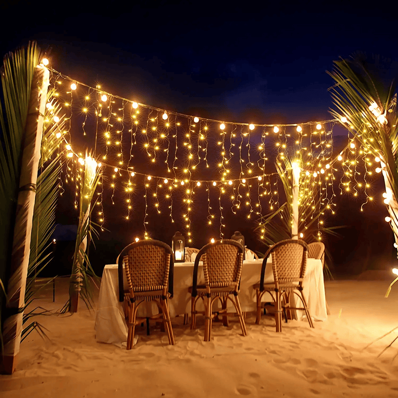 300LED 8 Modes Garden Solar Light Fairy String Lights – view 4