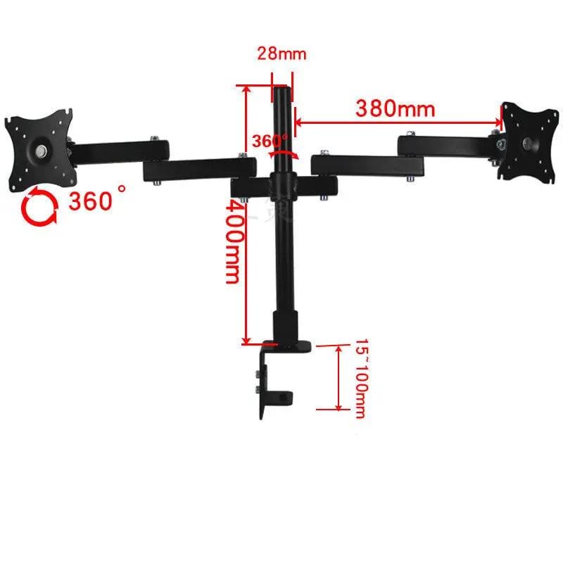 salelink.co.nz Unbranded Dual LCD Screen Bracket Dual LCD Screen Bracket | Action Outdoors NZ
