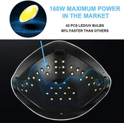 salelink.co.nz Unbranded LED UV Nail Lamp 168W 42LED LED UV Nail Lamp 168W 42LED | Action Outdoors NZ