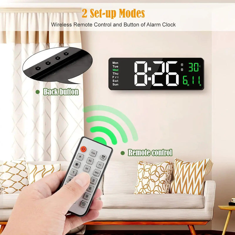 salelink.co.nz Unbranded Large Digital Wall Clock Large Digital Wall Clock | Action Outdoors NZ
