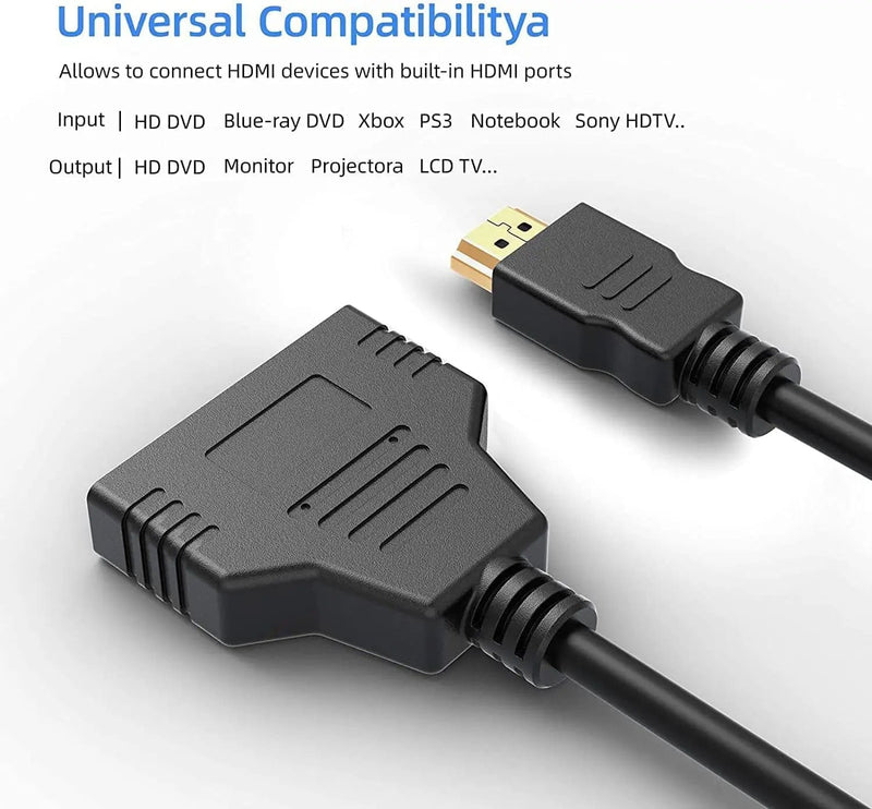 salelink.co.nz Unbranded HDMI Splitter 1 in 2 Out HDMI Splitter 1 in 2 Out | Action Outdoors NZ