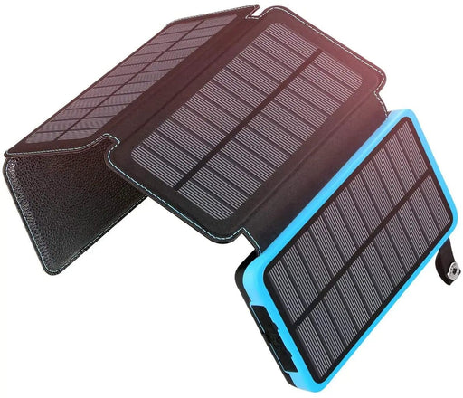 salelink.co.nz Unbranded Solar Power Bank with 4 Panels 25000mAh Solar Power Bank with 4 Panels 25000mAh | Action Outdoors NZ
