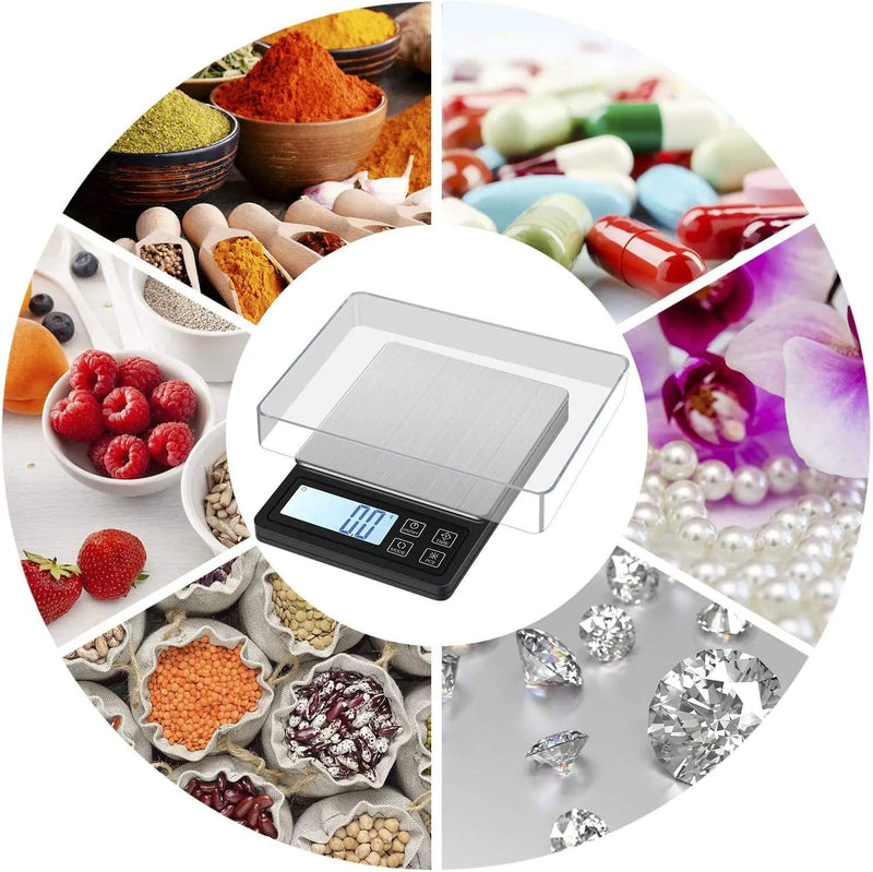 Digital Pocket Scale with USB Rechargeable 3000g/0.1g – view 5