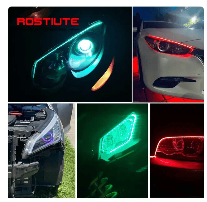 Car Soft Tube Guide Flexible LED Strip Daytime Running Light – view 6