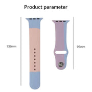 Multicolor Silicone Apple Watch Band 38mm 40mm 41mm 42mm Compatible Series 10 – view 5