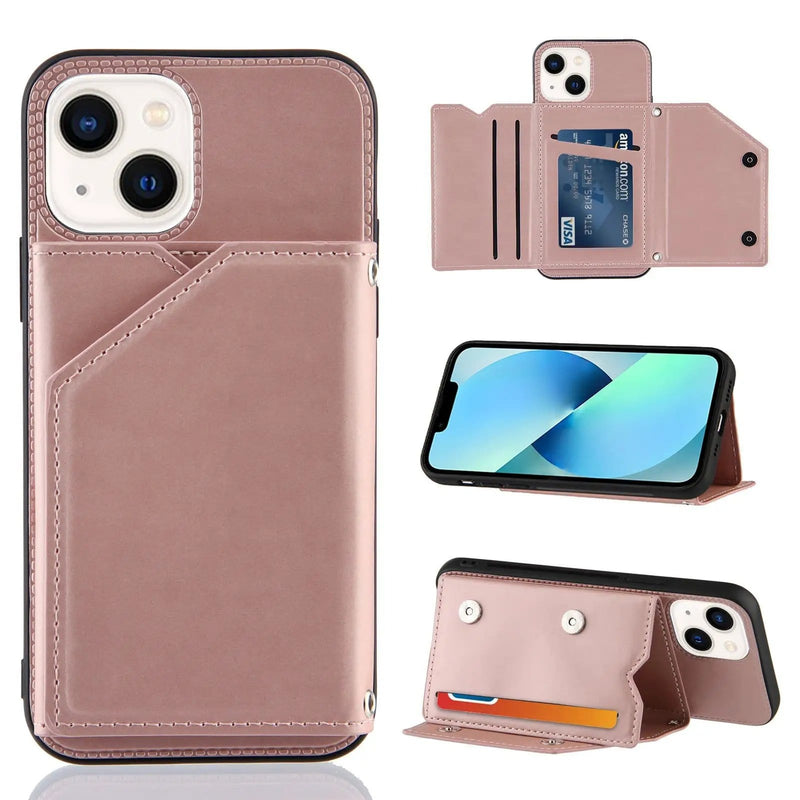 salelink.co.nz Unbranded iPhone 15 Case iPhone 15 Case - Wallet Leather Magnetic (PR8507) | Action Outdoors NZ