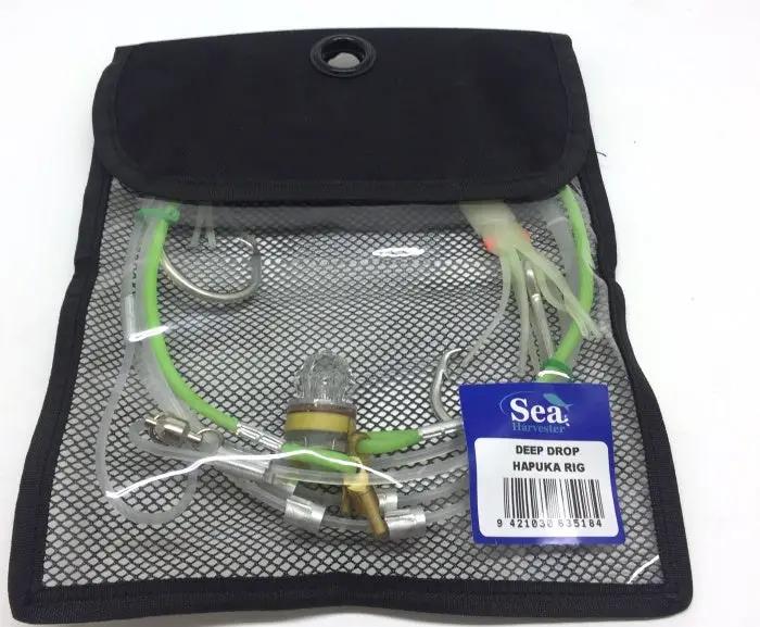 Sea- Harvester RIGS HAPUKA RIG LUMO GREEN DEEP DROP(1 PER BAG) Sea Harvester Hapuka Rig Lumo Green Deep Drop
