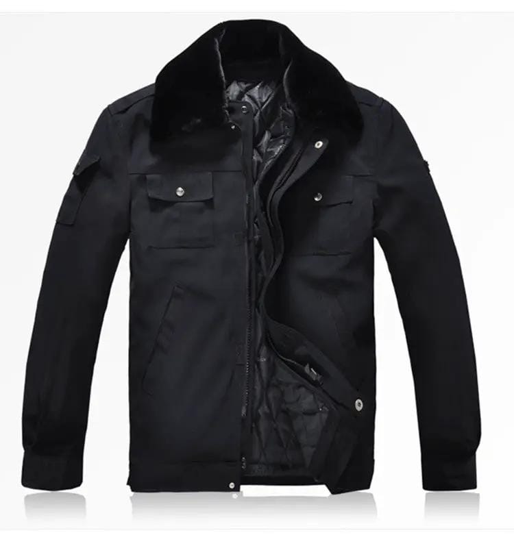 Winter Security Cotton Jacket — Thick Warm Workwear | Men's Insulated Jacket – view 3