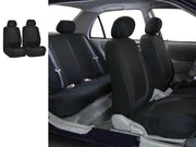 Auto Seat Covers Car Truck SUV Van - Universal Protectors Polyester BLACK – view 2