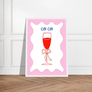 Blank Wall Print Shop Print Material Cin Cin Cin Cin
