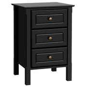 Yaheetech 3-drawer Bedside Table End Table Nightstand 3-drawer Bedside Table End Table Nightstand