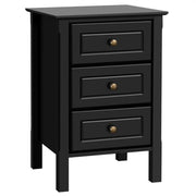 Yaheetech 2x Side Table Nightstand End Table 3-drawer Side Table 2x Side Table Nightstand End Table 3-drawer Side Table