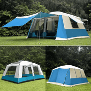 salelink.co.nz Unbranded Camping Tent 420x305x210cm - Blue Camping Tent 420x305x210cm - Blue | Action Outdoors NZ