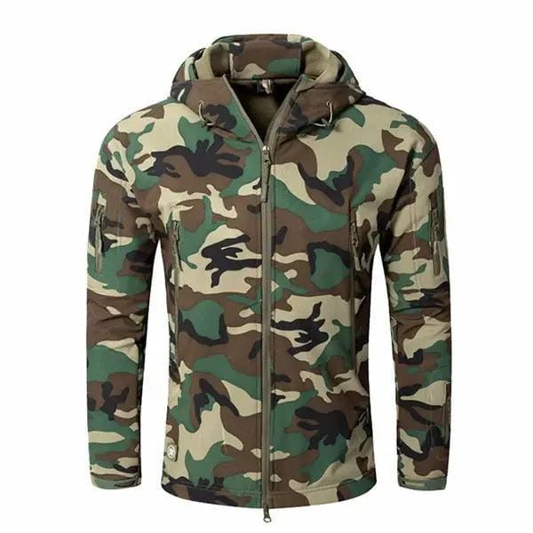 Mead's Supply & Equipment Outfitters limited Digital Camo Waterproof Mountaineering Jacket Windproof Breathable Unisex Digital Camo Waterproof Mountaineering Jacket