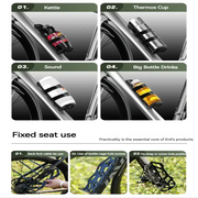 Habicare SS 5L Waterproof Bike Front Fork Bag 5L Waterproof Bike Front Fork Bag