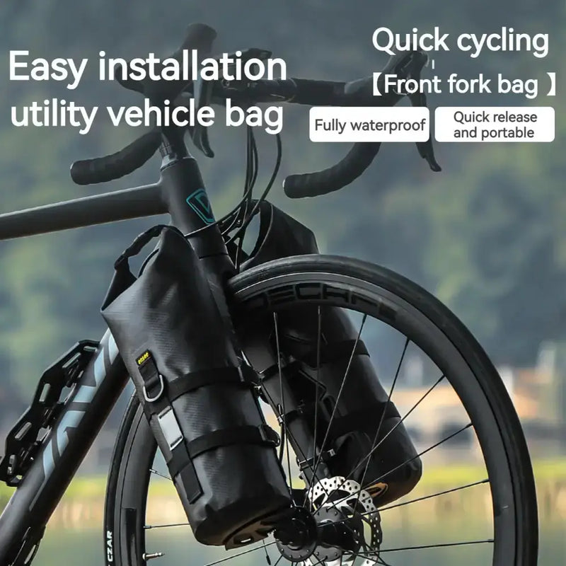 Habicare SS 5L Waterproof Bike Front Fork Bag 5L Waterproof Bike Front Fork Bag
