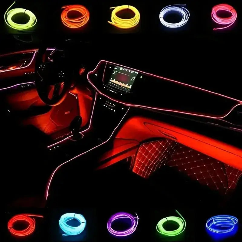 Habicare 5M USB LED Neon Car Interior Light (7 colours available) 5M USB LED Neon Car Interior Light (7 colours available)