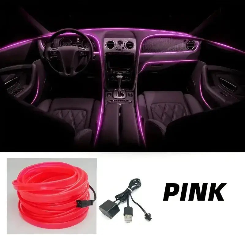 Habicare 5M USB LED Neon Car Interior Light (7 colours available) 5M USB LED Neon Car Interior Light (7 colours available)