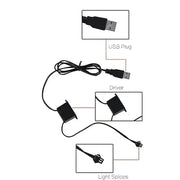 Habicare 5M USB LED Neon Car Interior Light (7 colours available) 5M USB LED Neon Car Interior Light (7 colours available)