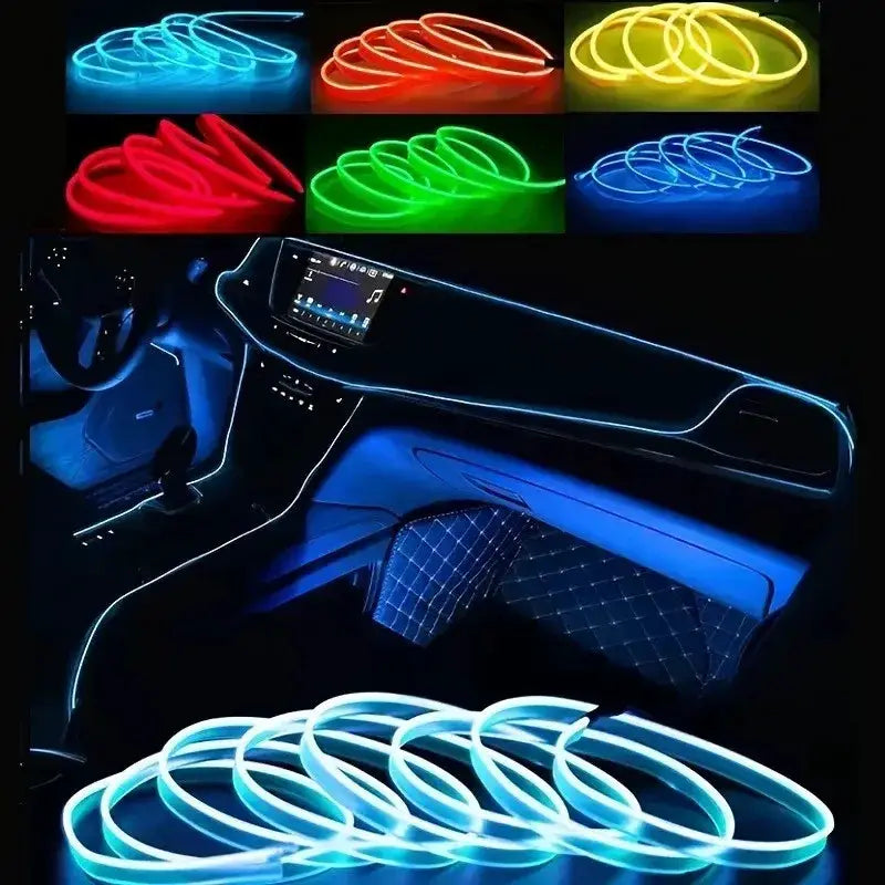 Habicare 5M USB LED Neon Car Interior Light (7 colours available) 5M USB LED Neon Car Interior Light (7 colours available)