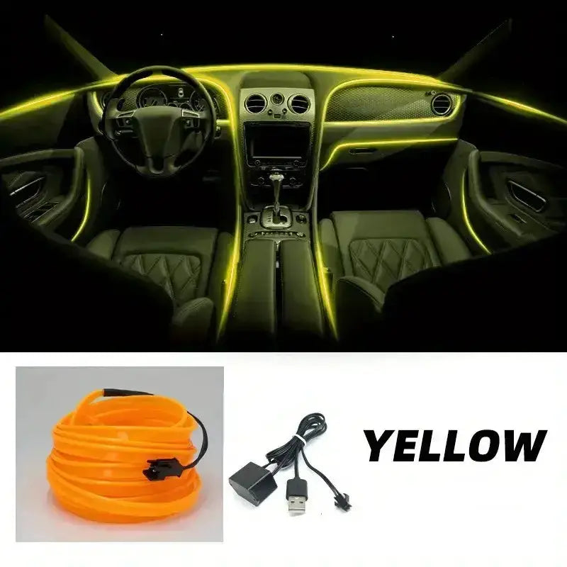 Habicare 5M USB LED Neon Car Interior Light (7 colours available) 5M USB LED Neon Car Interior Light (7 colours available)