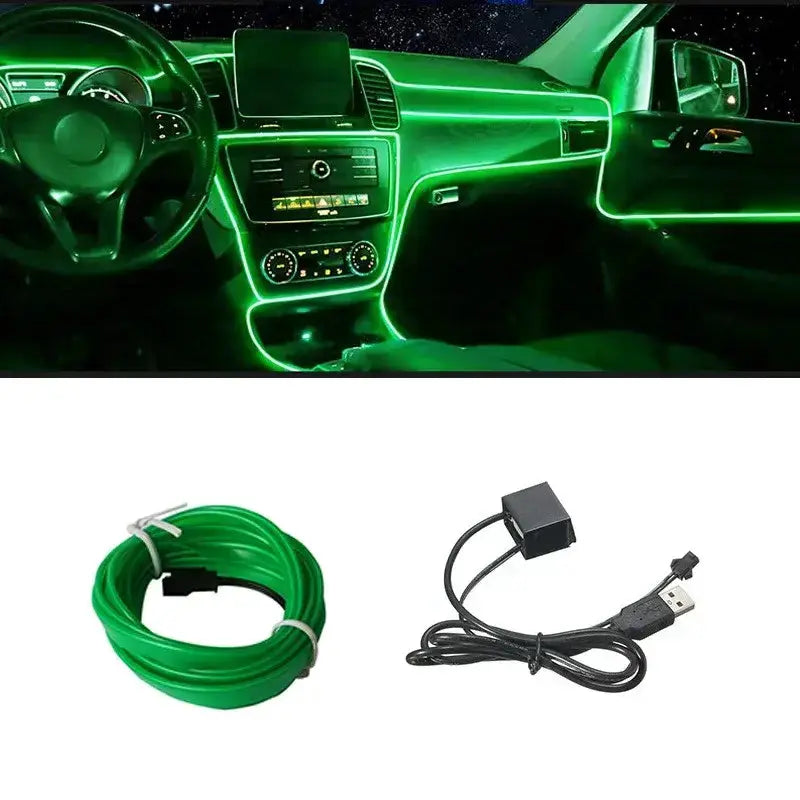 Habicare 5M USB LED Neon Car Interior Light (7 colours available) 5M USB LED Neon Car Interior Light (7 colours available)