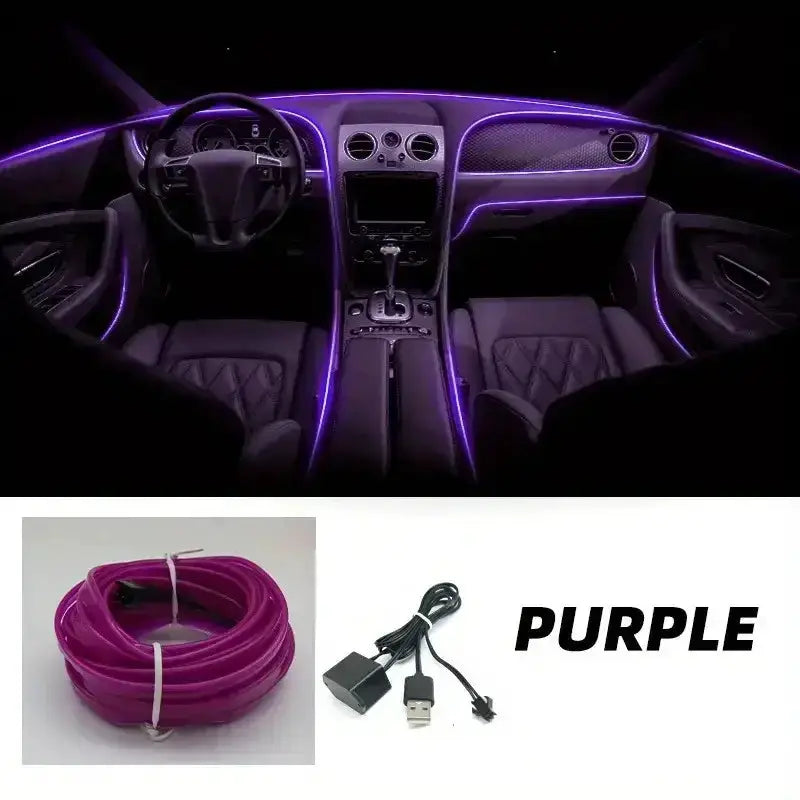 Habicare 5M USB LED Neon Car Interior Light (7 colours available) 5M USB LED Neon Car Interior Light (7 colours available)