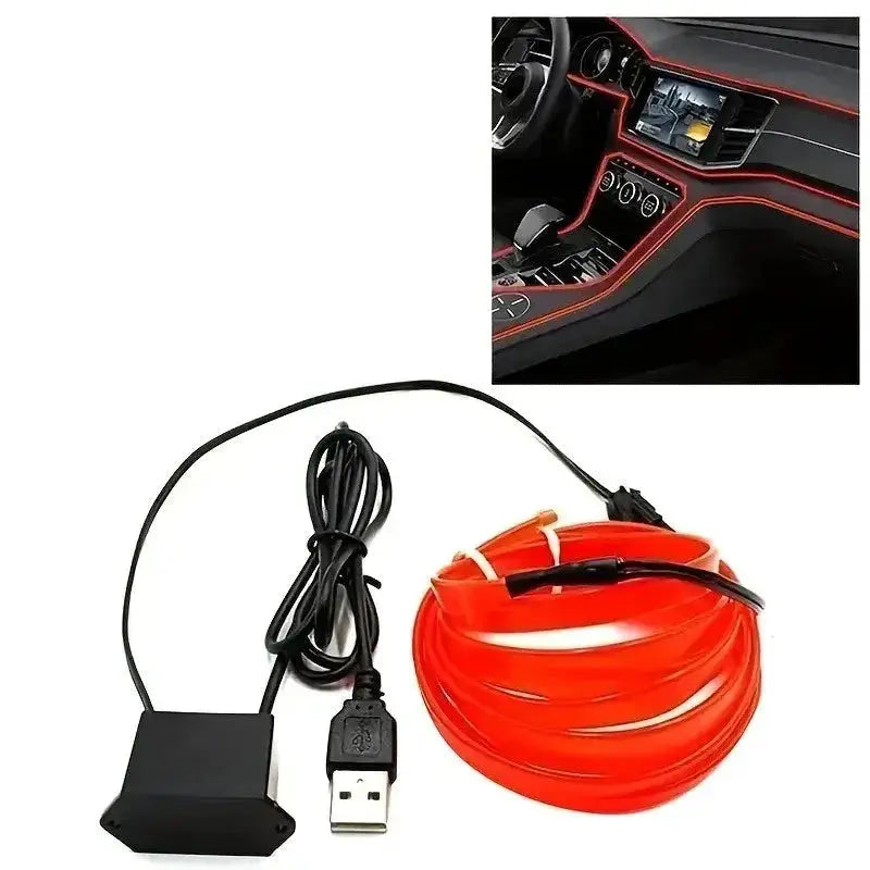 Habicare 5M USB LED Neon Car Interior Light (7 colours available) 5M USB LED Neon Car Interior Light (7 colours available)