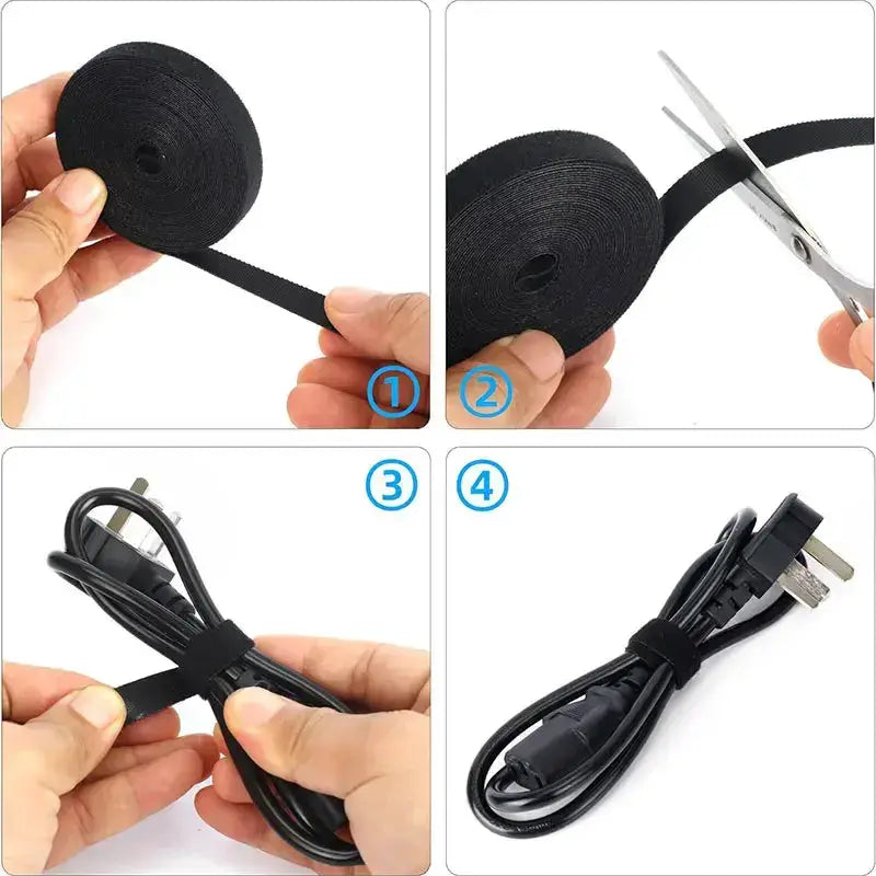 Habicare 5m/Roll Double-Sided Hook & Loop Straps 10/20/30/50mm 5m/Roll Double-Sided Hook & Loop Straps 10/20/30/50mm