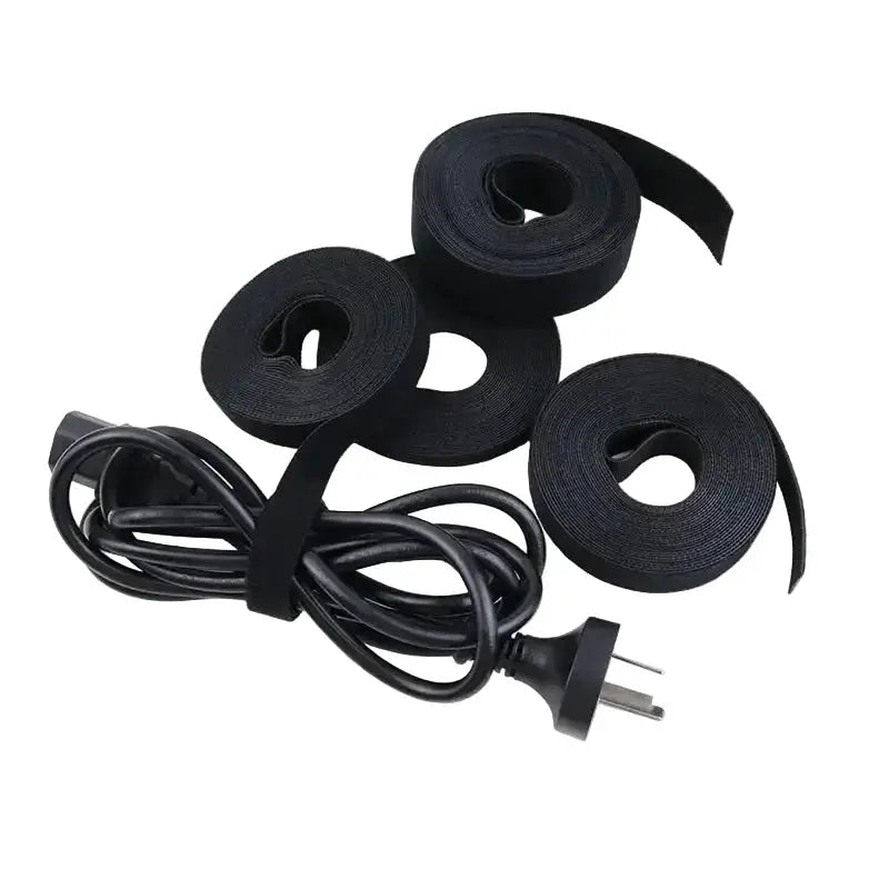 Habicare 5m/Roll Reusable Hook & Loop Cable Ties 10/15/20/25mm Double-Sided Fastening Straps 5m/Roll Reusable Hook & Loop Cable Ties 10/15/20/25mm Double-Sided Fastening Straps
