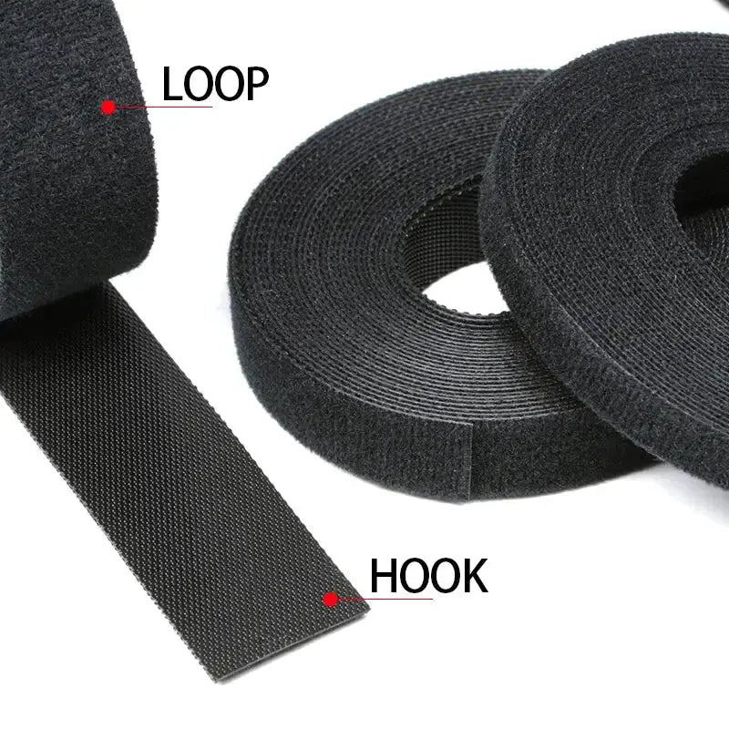 Habicare 5m/Roll Reusable Hook & Loop Cable Ties 10/15/20/25mm Double-Sided Fastening Straps 5m/Roll Reusable Hook & Loop Cable Ties 10/15/20/25mm Double-Sided Fastening Straps