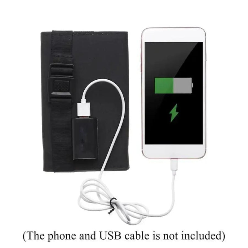 9eight5 Tools & Models 5W Foldable Solar Panel - 5V USB Output 5W Foldable Solar Panel - 5V USB Output