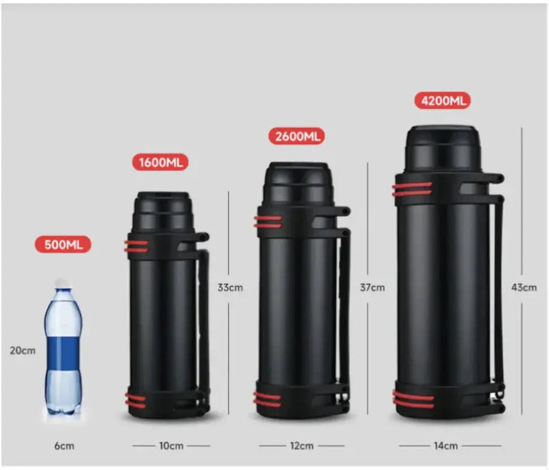 Large-Capacity 304 Stainless Steel Insulated Thermos – view 15