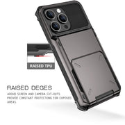 iPhone 15 Pro Max Case - Rugged Screen Protector Tempered Glass (PR8474) – view 5