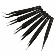 That Watch Shop Watch Tools 6 Piece Anti-Static Stainless Steel Tweezer Set 6 Piece Anti-Static Stainless Steel Tweezer Set