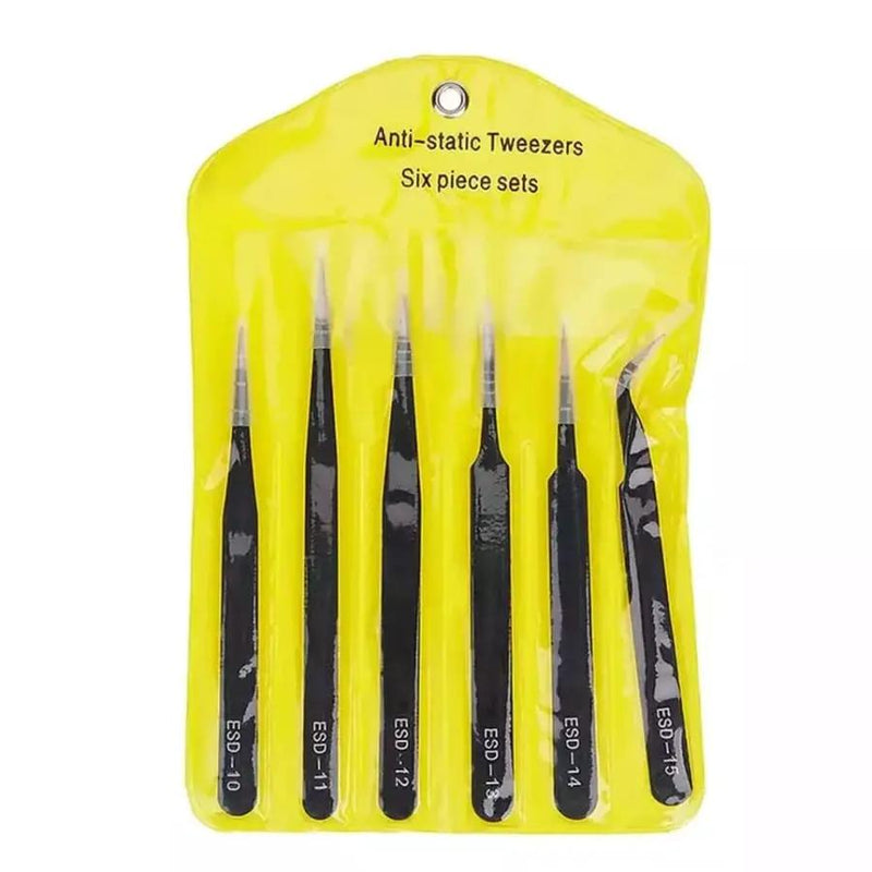 That Watch Shop Watch Tools 6 Piece Anti-Static Stainless Steel Tweezer Set 6 Piece Anti-Static Stainless Steel Tweezer Set
