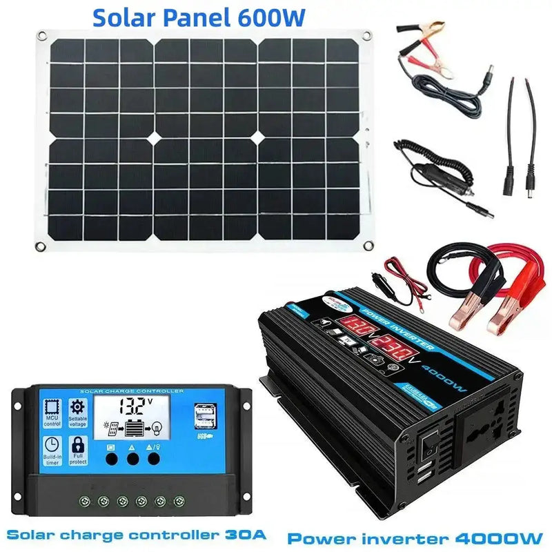 Habicare SS 60W Home & Outdoor Solar Power System 60W Home & Outdoor Solar Power System