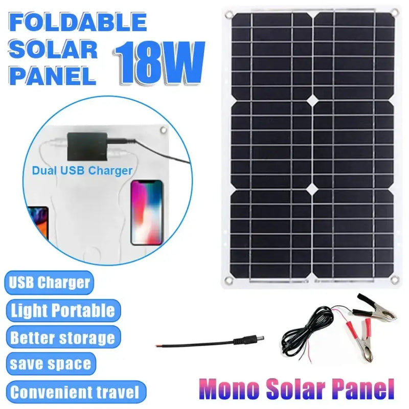 Habicare SS 60W Home & Outdoor Solar Power System 60W Home & Outdoor Solar Power System